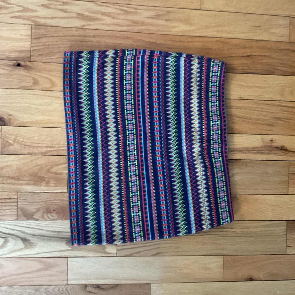 Nollie Blue Mini Pencil Skirt Casual